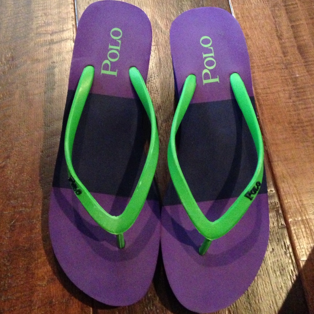 POLO FLIP FLOP WEDGES😍